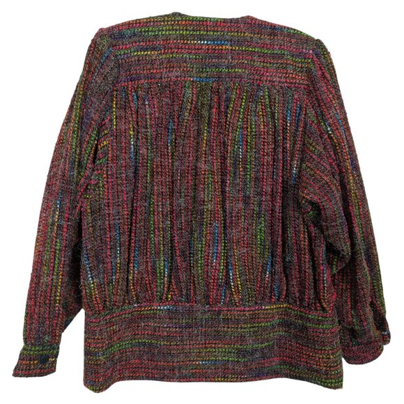 A.J. MITCHELL long sleeve tweed long sleeve Vintage Blazer/Jacket size 8 - Picture 2 of 11